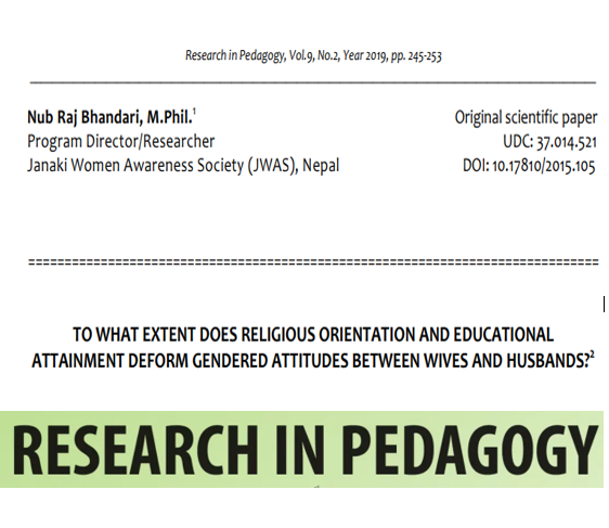 How religious orientation & educational attainment deform gendered attitudes